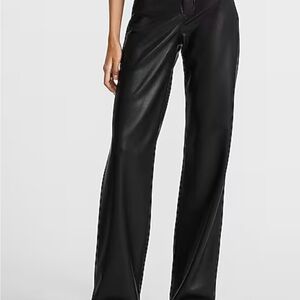 Express Black Leather Women's Pants